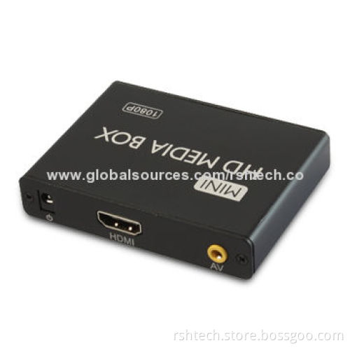 SD card USB media player for TV, supports full formats of video audio and picture